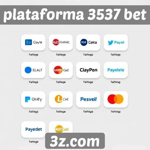 Métodos de pagamento na plataforma 3537 bet